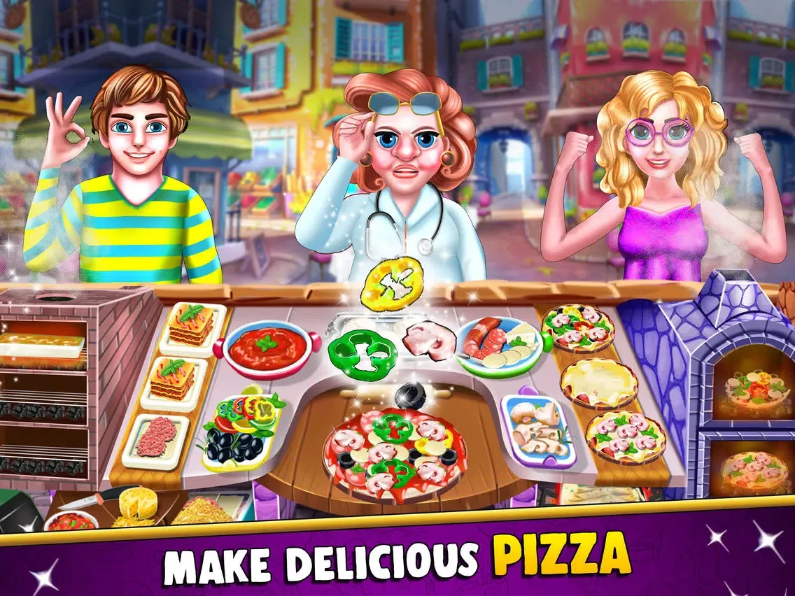 Capturas de tela do Cooking Story Chef Food Games iPad 