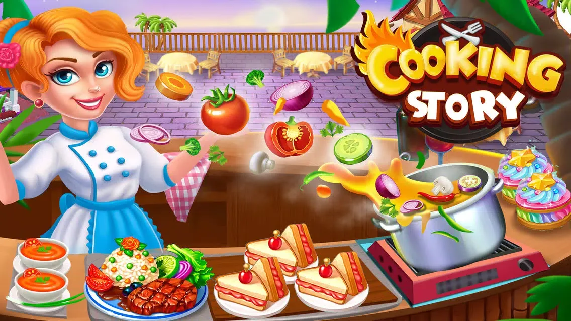 Capturas de tela do Cooking Story Chef Food Games