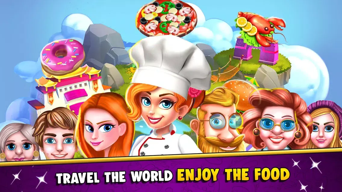 Capturas de tela do Cooking Story Chef Food Games