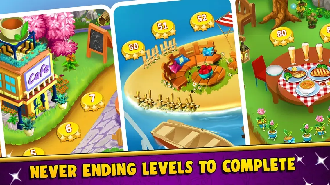 Capturas de tela do Cooking Story Chef Food Games