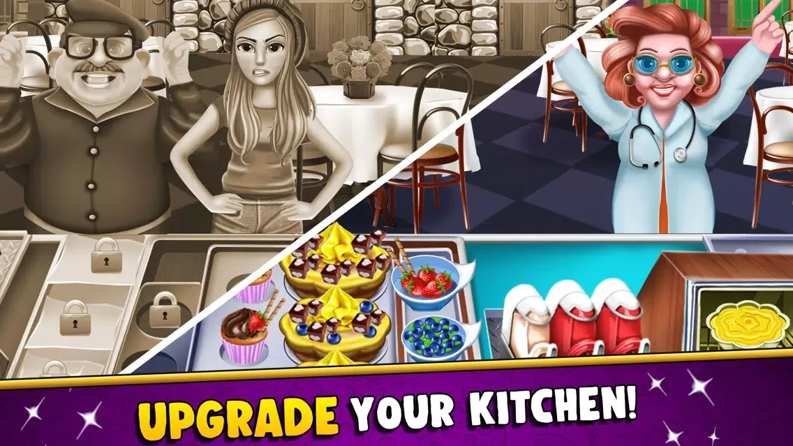 Capturas de tela do Cooking Story Chef Food Games