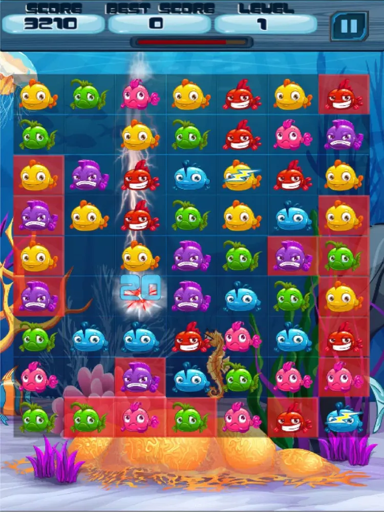 تصاویر Happy Fish Game iPad 