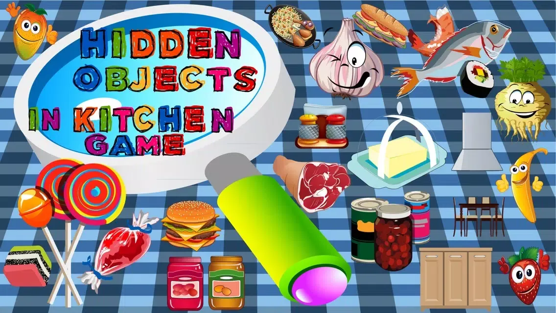 Hidden Objects in Kitchen Game سکرین شاٹس