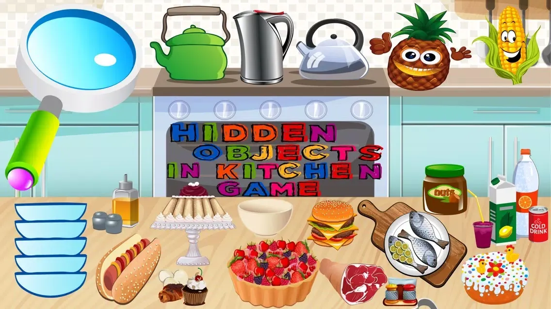 Hidden Objects in Kitchen Game سکرین شاٹس