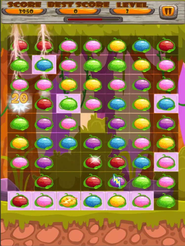 Magic Fruits Saga iPad  Screenshots