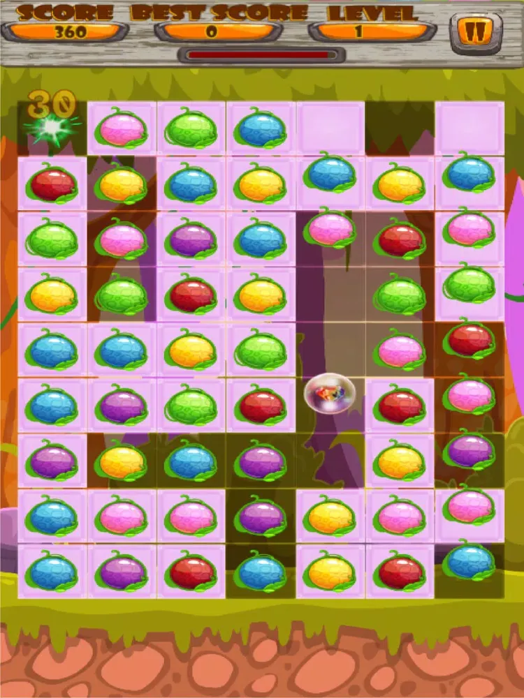 Magic Fruits Saga iPad  Screenshots