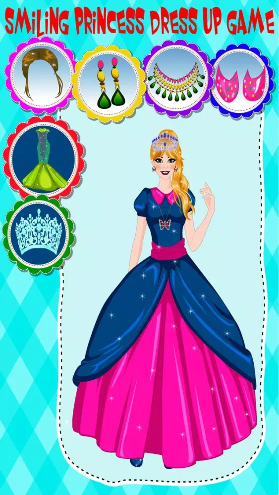 Smiling Princess Dress Up Game Screenshots