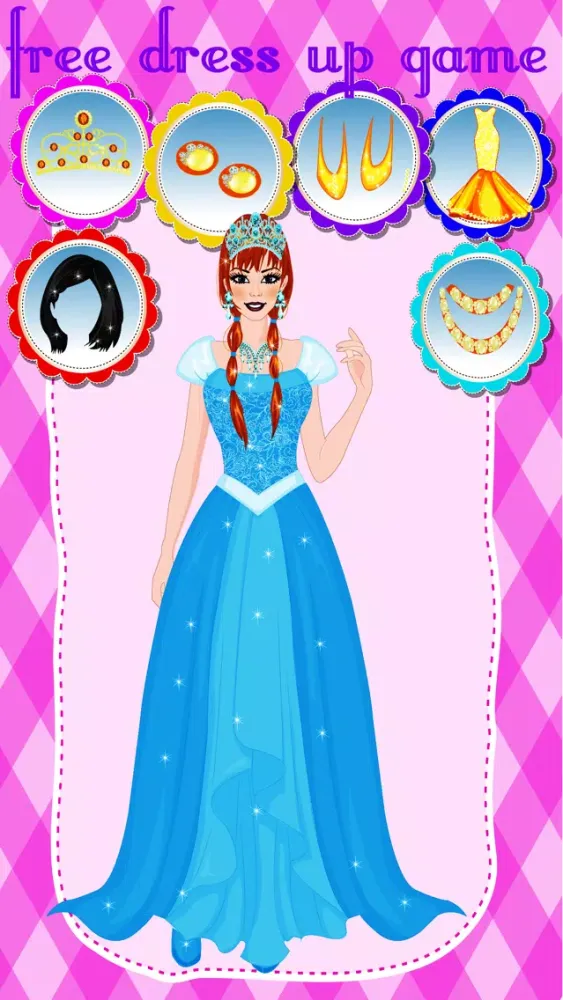 Smiling Princess Dress Up Game Screenshots