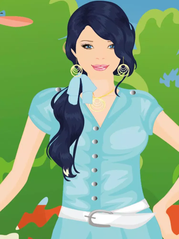 Spring Fashion Dress Up Game iPad  Screenshots