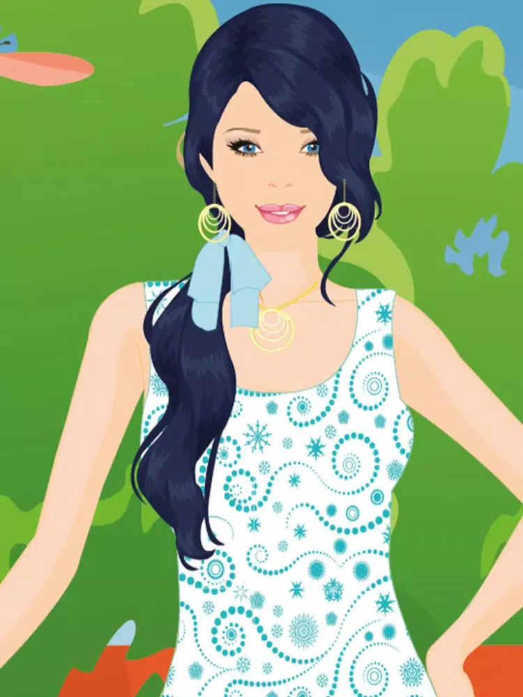 Spring Fashion Dress Up Game iPad  Screenshots