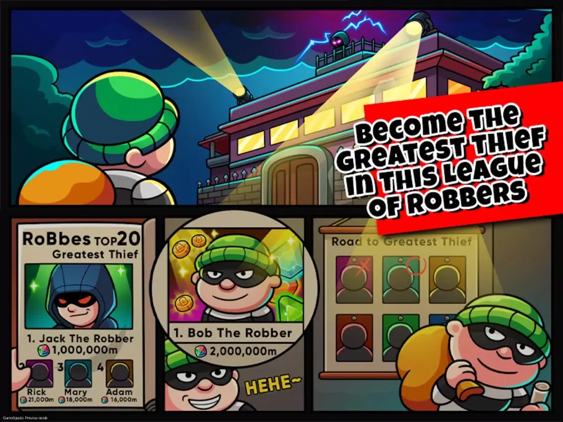 Zrzuty ekranu Bob The Robber: LOR iPad 