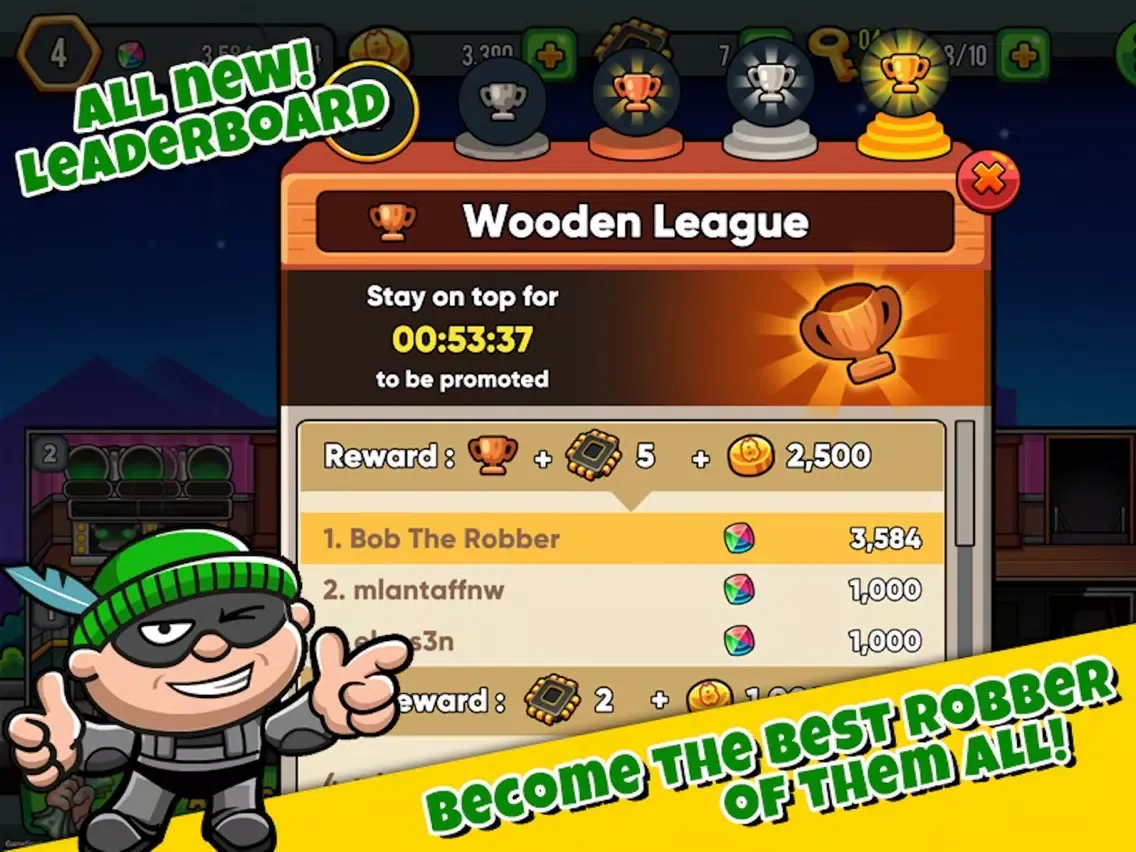 Zrzuty ekranu Bob The Robber: LOR iPad 