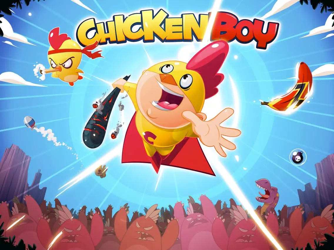 Tangkapan layar Chicken Boy iPad 