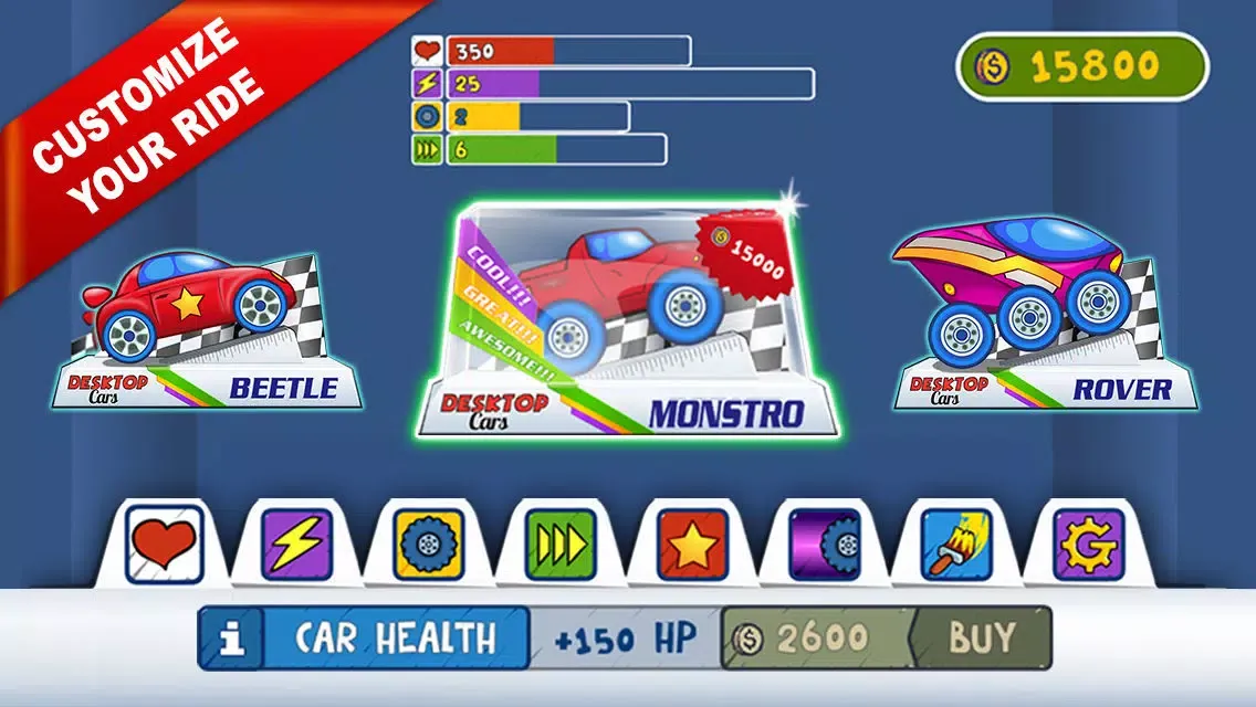 Capturas de pantalla de Desktop Racing