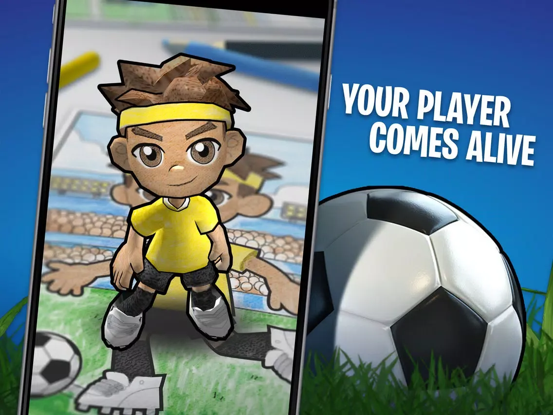 Capturas de pantalla de 3D Soccer - Color & Play in AR iPad 
