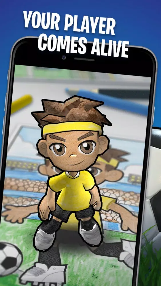 Capturas de pantalla de 3D Soccer - Color & Play in AR