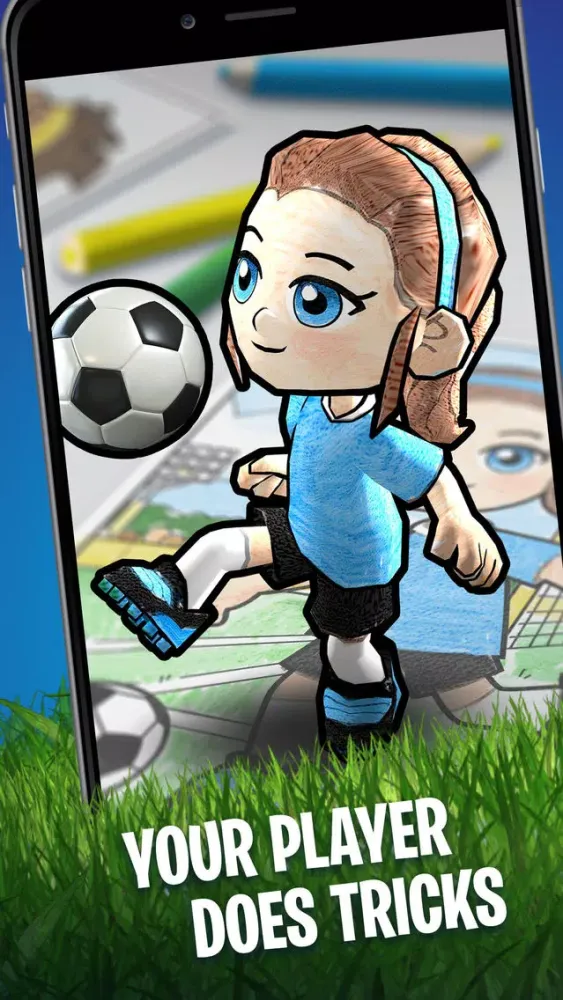 Capturas de pantalla de 3D Soccer - Color & Play in AR