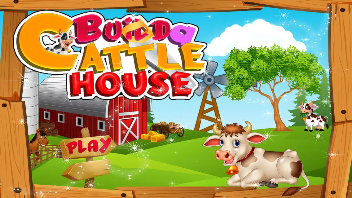 Build a Cattle House – Farm Village game スクリーンショット