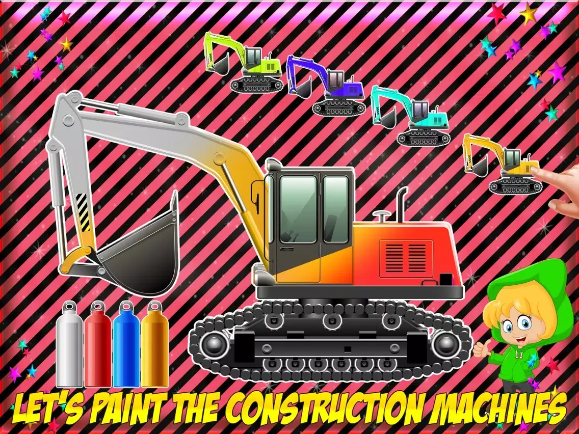 Captures d'écran de Build Construction Machines & Auto Shop Game iPad 
