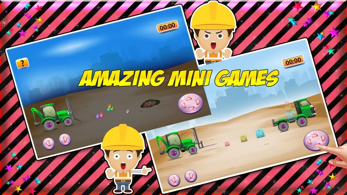 Captures d'écran de Build Construction Machines & Auto Shop Game