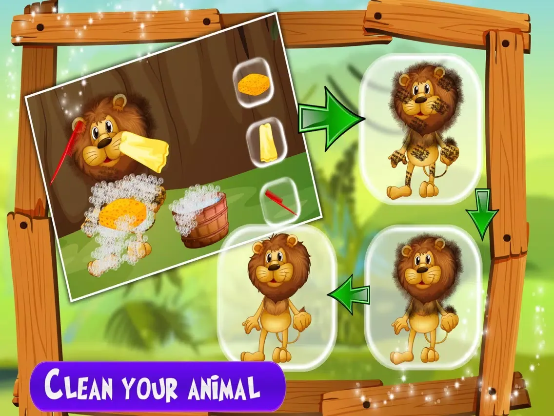 Capturas de tela do Jungle Animal Salon Braiding –Wild Pets haircut iPad 