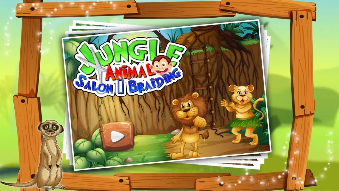 Capturas de tela do Jungle Animal Salon Braiding –Wild Pets haircut