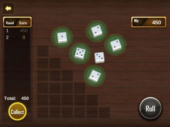 Скриншоты Farkle Dice 3d 1000 Game iPad 