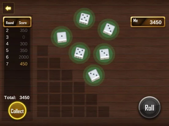 Скриншоты Farkle Dice 3d 1000 Game iPad 