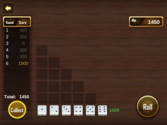 Скриншоты Farkle Dice 3d 1000 Game iPad 