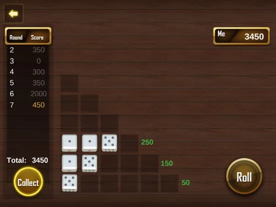 Скриншоты Farkle Dice 3d 1000 Game iPad 