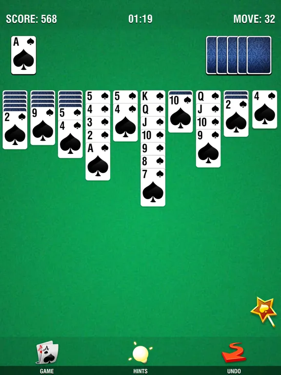 Скриншоты Spider Solitaire for Seniors iPad 