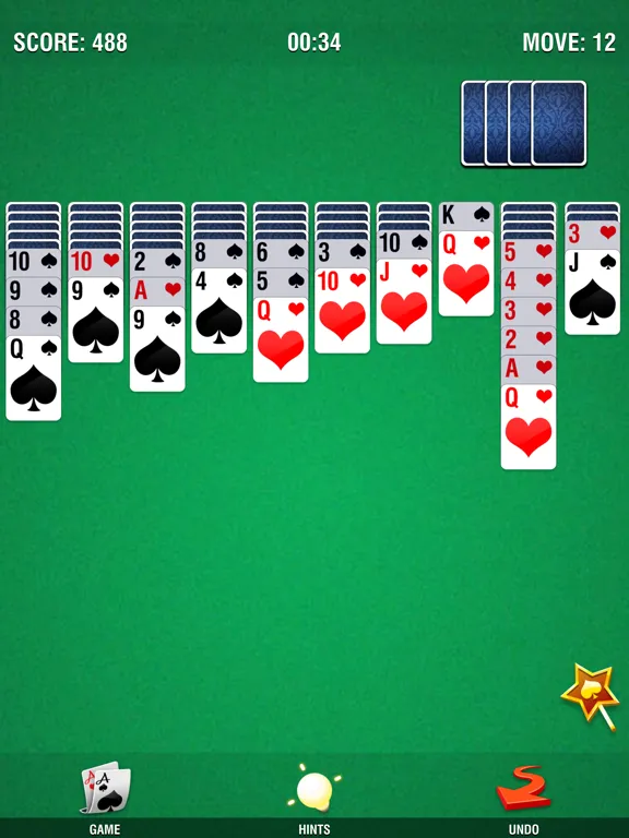 Скриншоты Spider Solitaire for Seniors iPad 