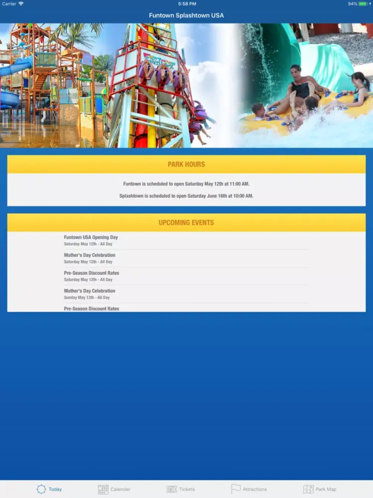 Captures d'écran de Funtown Splashtown U.S.A. iPad 
