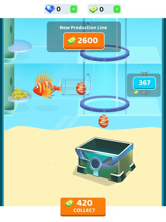 Idle Sea Tycoon iPad  स्क्रीनशॉट