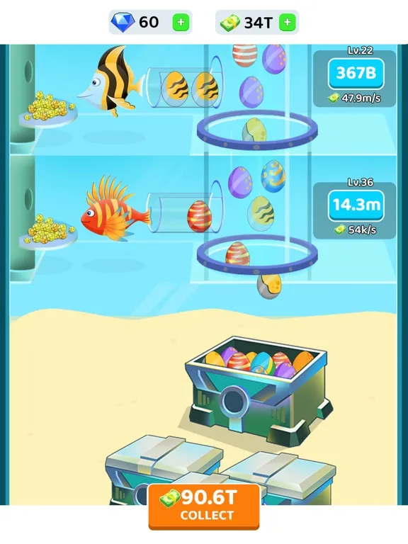 Idle Sea Tycoon iPad  स्क्रीनशॉट