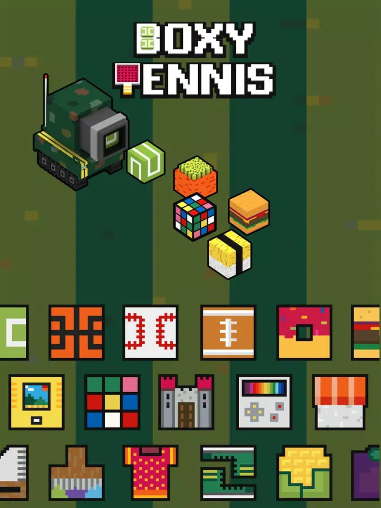 Boxy Tennis iPad  Screenshots