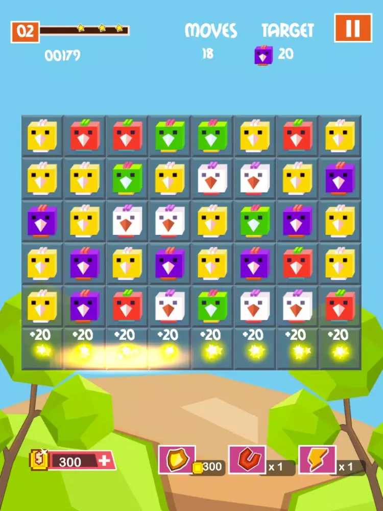 Crossy Birds Crush - Chicken's Road to Freedom iPad 應用截圖