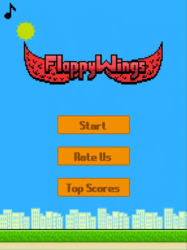 Tangkapan layar Challenge: Flappy Wings iPad 