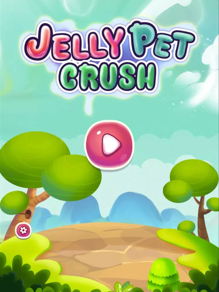Captures d'écran de Jelly Pet Crush - Match & Pop cute kittens, birds, piggies, puppies and baby bears iPad 