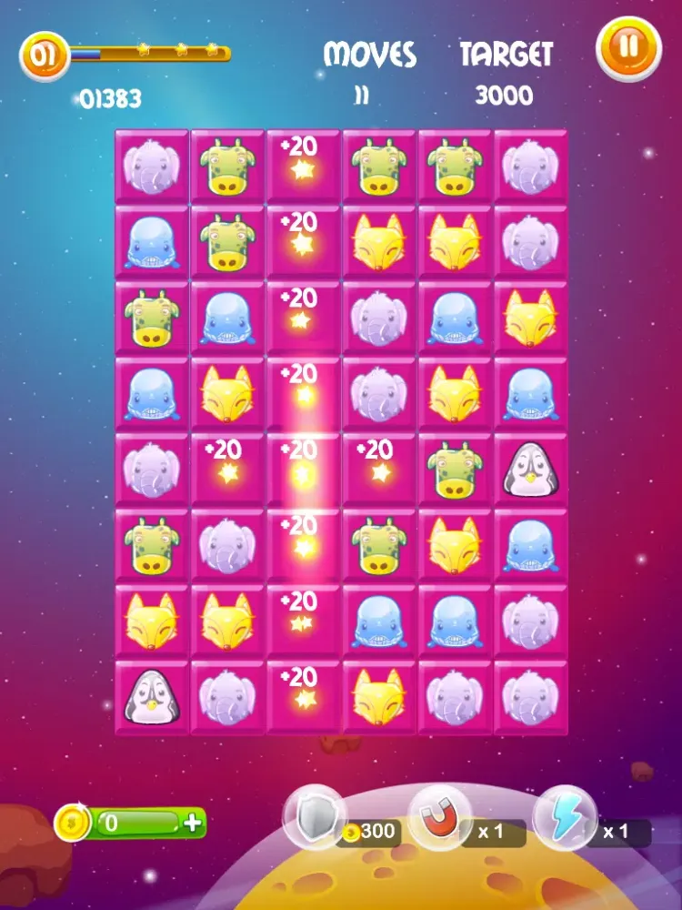 Capturas de pantalla de Juicy Pet Crush - Alien Galaxy World iPad 