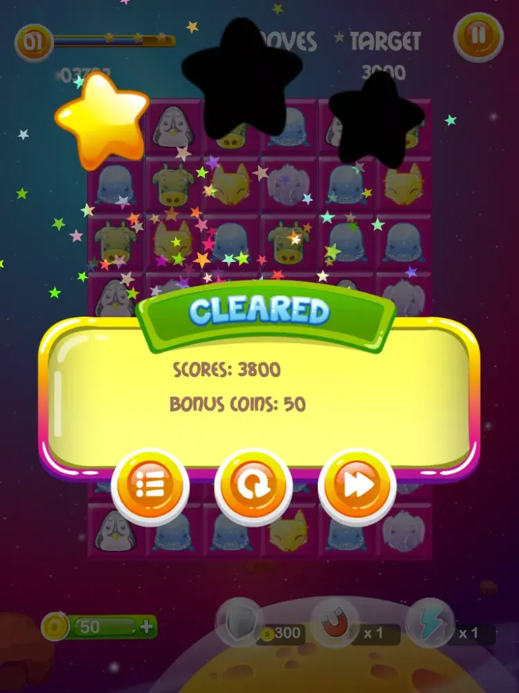 Capturas de pantalla de Juicy Pet Crush - Alien Galaxy World iPad 