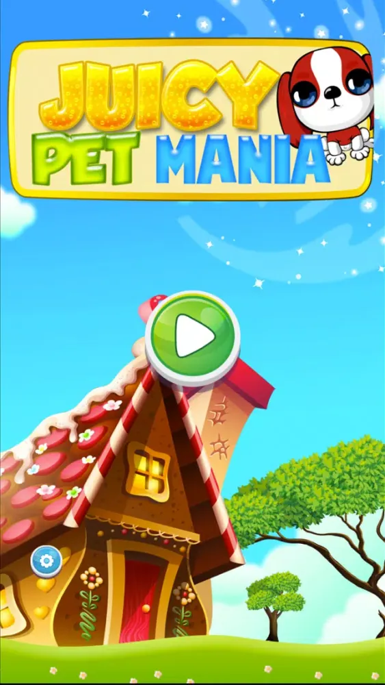 Juicy Pet Mania - Match 3 game with cute puppies Ekran Görüntüleri