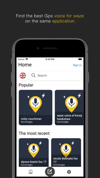 Zrzuty ekranu funvoicegps voice gps on waze
