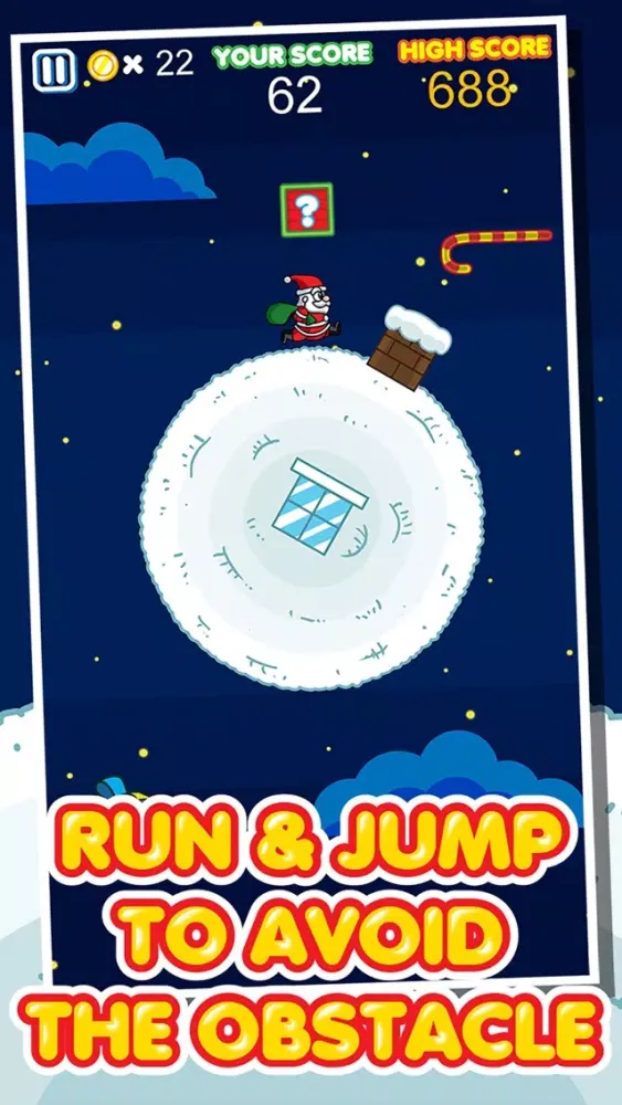 Screenshot di Amazing X'mas Planet - Hohoho ! Santa Claus Perfect Run & Dash On Christmas Day