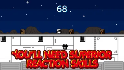 Screenshot di Galaxy Boy Black & White - 8 Bit Spaceman Bouncy Fever