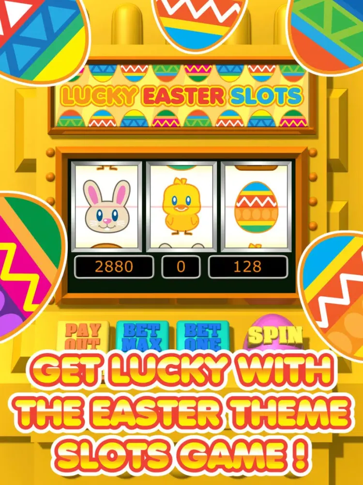Capturas de tela do Lucky Easter Slots - A Fortunate Bunny & Egg Cheer Awards Slot Machine iPad 