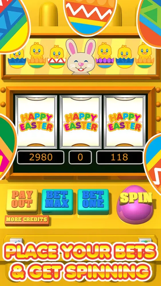 Capturas de tela do Lucky Easter Slots - A Fortunate Bunny & Egg Cheer Awards Slot Machine