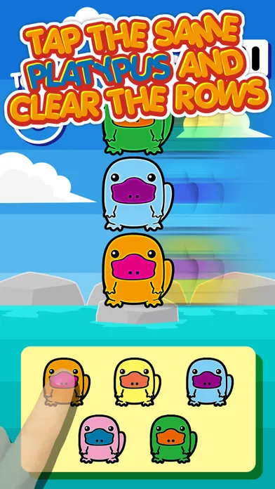 Platypus Land - Chibi Kawaii Animals Column Matches Up Games স্ক্রিনশট