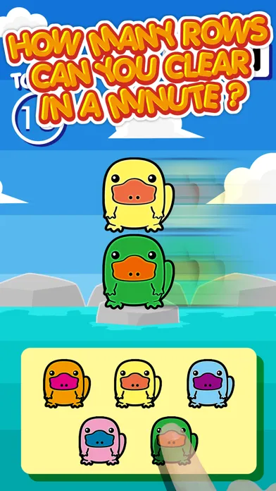 Platypus Land - Chibi Kawaii Animals Column Matches Up Games স্ক্রিনশট