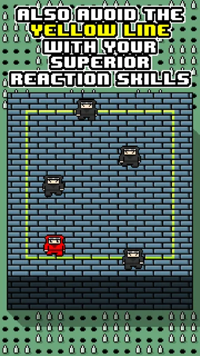 Red Ninja Escape - Go Run Away Challenge 8 bit Games Ekran Görüntüleri